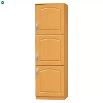   Magas konyhaszekrény, jobb, égerfa, LORA MDF NEW KLASIK S40/210/57