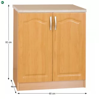 Konyha szekrény, éger, LORA MDF NEW KLASIK S60