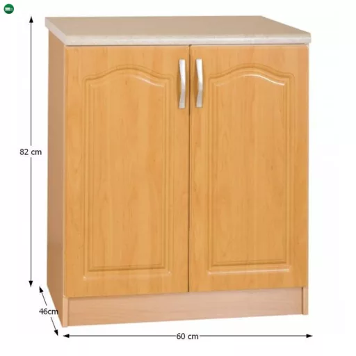 Konyha szekrény, éger, LORA MDF NEW KLASIK S60