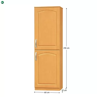   Alsó szekrény, jobb oldali kivitel, égerfa,  LORA MDF NEW KLASIK S60LO