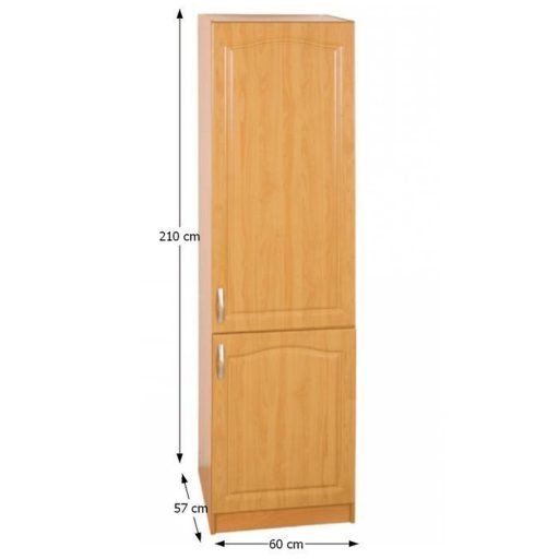 Alsó szekrény, jobb oldali kivitel, égerfa,  LORA MDF NEW KLASIK S60LO