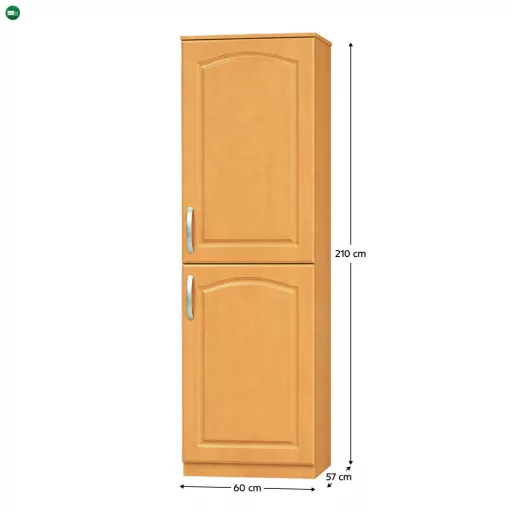 Alsó szekrény, jobb oldali kivitel, égerfa,  LORA MDF NEW KLASIK S60LO