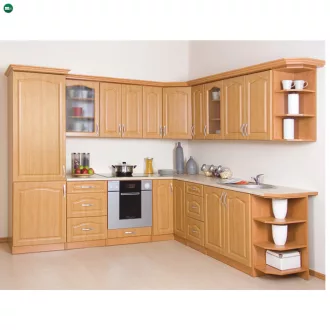   Konyhaszekrény, alsó, sarok, éger, balos, LORA MDF NEW KLASIK S90/90
