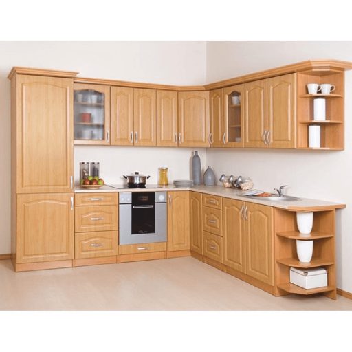 Konyhaszekrény, felső, éger, balos, LORA MDF NEW KLASIK W30/735