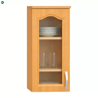   Felső konyhaszekrény, éger, balos, LORA MDF NEW KLASIK W40S