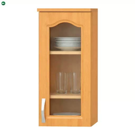 Konyha szekrény, felső, éger, jobbos kivitel, LORA MDF NEW KLASIK W40S