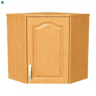   Sarok konyhaszekrény, felső, jobbos, éger, LORA MDF NEW KLASIK W60 / 60