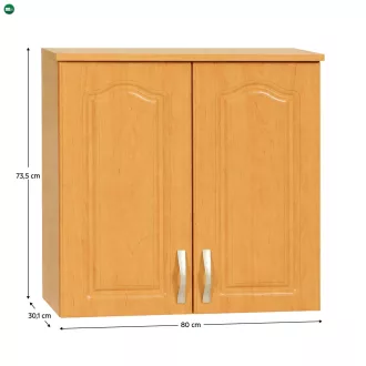 Konyha szekrény, felső, éger, LORA MDF NEW KLASIK W80/735