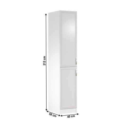 Élelmiszer szekrény D40SP, fehér/sosna Andersen, bal, SICILIA