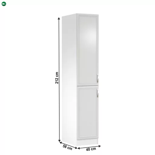 Élelmiszer szekrény D40SP, fehér/sosna Andersen, bal, SICILIA