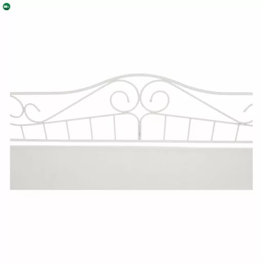 Fém ágy, fehér, 90x200, DAINA