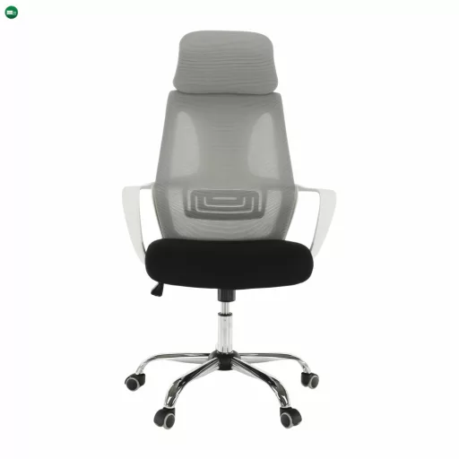 Irodai szék, szürke/fekete/fehér, TAXIS