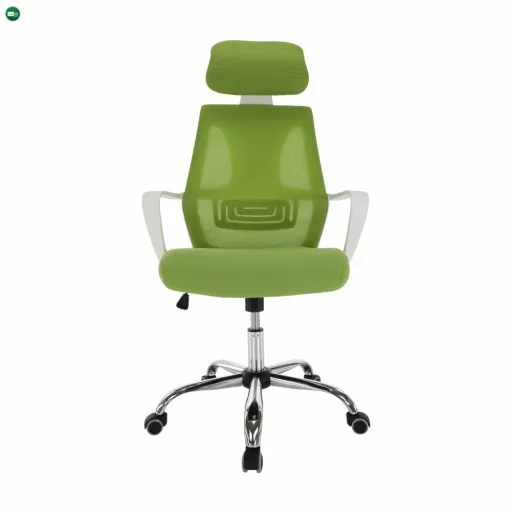 Irodai szék, zöld/fehér, TAXIS