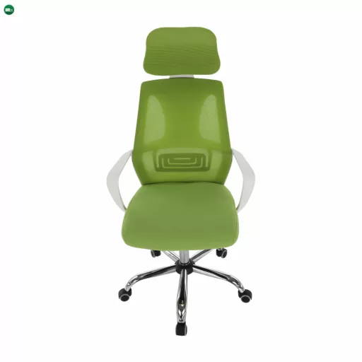 Irodai szék, zöld/fehér, TAXIS