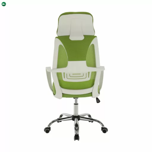 Irodai szék, zöld/fehér, TAXIS