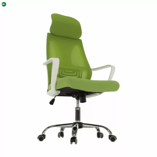 Irodai szék, zöld/fehér, TAXIS