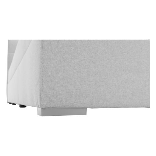 Boxspring típusú ágy 120x200, világosszürke, FERATA KOMFORT
