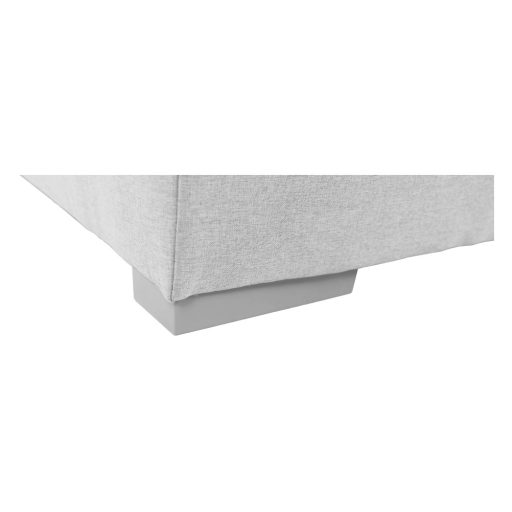 Boxspring típusú ágy 160x200, világosszürke, FERATA KOMFORT