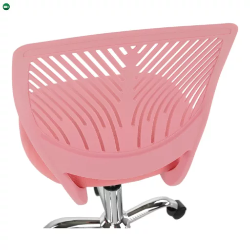 Forgószék, rózsaszín/króm, SELVA