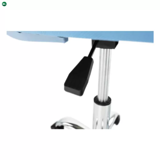 Forgószék, kék/króm, SELVA