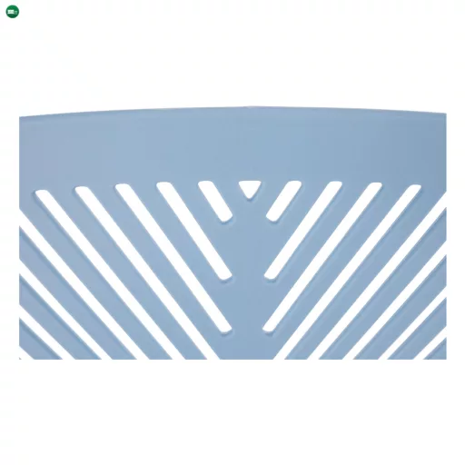 Forgószék, kék/króm, SELVA