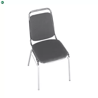 Szék tárgyalóterembe, szürke háló, ZEKI