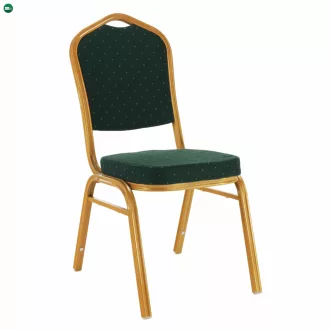 Rákásolható szék,  zöld/arany festés, ZINA 3 NEW