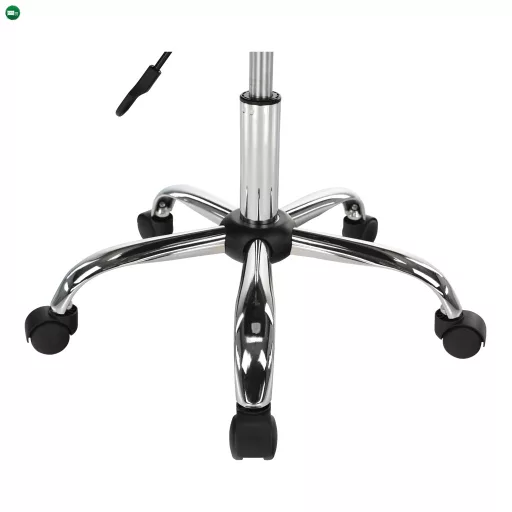 Irodai szék, szürke/króm, EDIZ