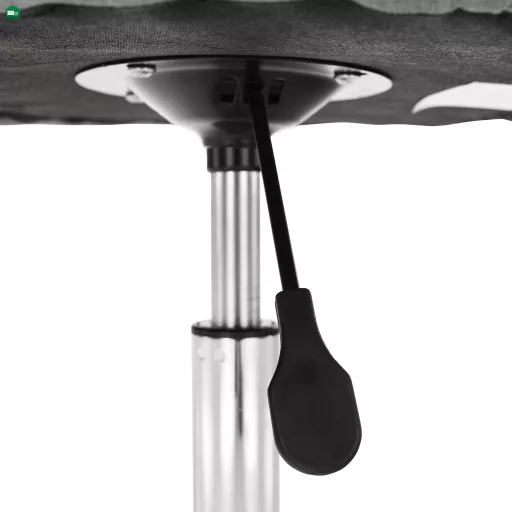 Irodai szék, szürke/króm, EDIZ