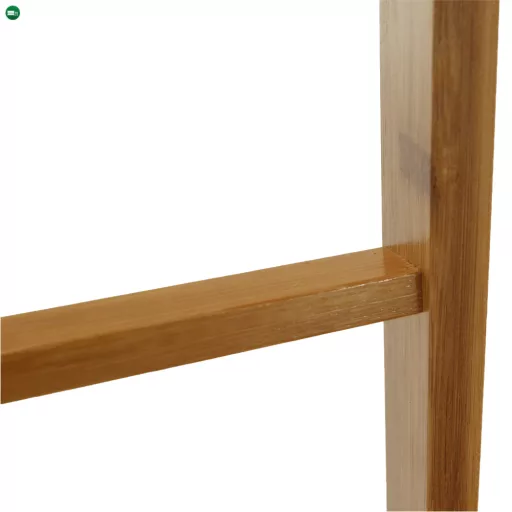 Kerekes akasztó, bambus, 60 cm széles, VIKIR TYP 1