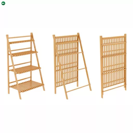 Összecsukható állvány, bambusz, NEPEL TYP 2 + ajándék