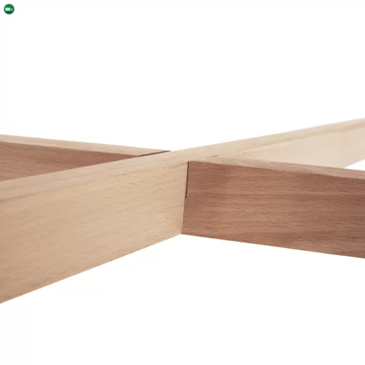 Étkezőasztal, fehér/természetes fa, 120x80 cm, CYRUS 2  NEW