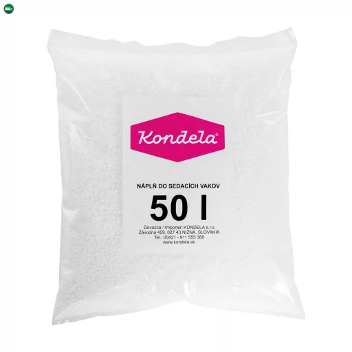 Kitöltés a babzsákokba, EPS poliészter golyók, csomagolás 50 l