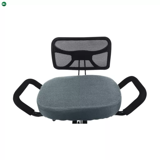 Ergonomikus zsámoly, szürke/fekete, RUFUS