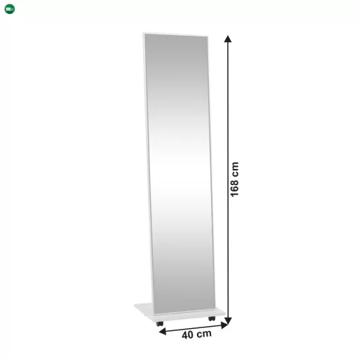 Tükör kerekeken, fehér, NEPTUN