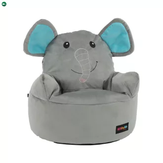 Babzsák, szürke szövet, BABY TYP 2