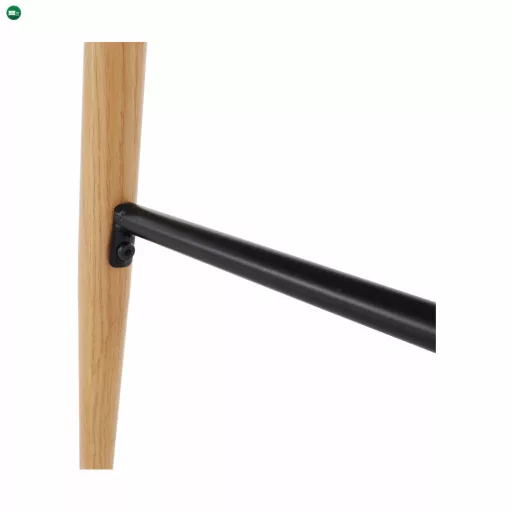 Bárasztal, fehér/tölgy, átmérő 60 cm, IMAM