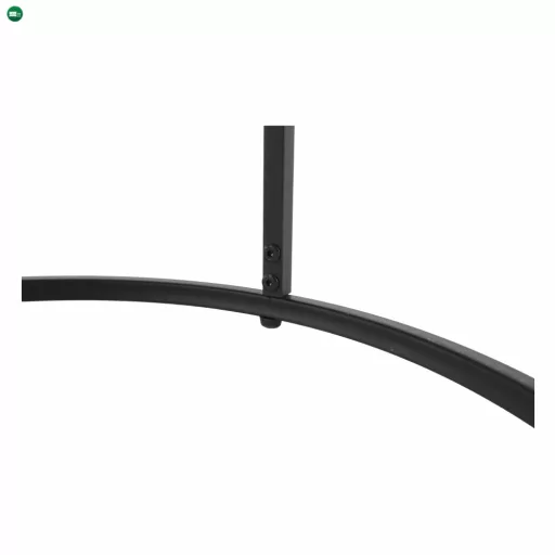 Két dohányzóasztal készlet, beton/fekete, IKLIN