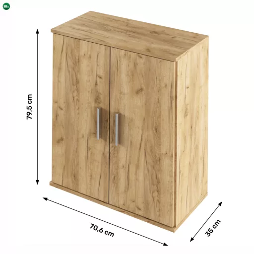 Komód, tölgyfa artisan, RESITA TYP 1