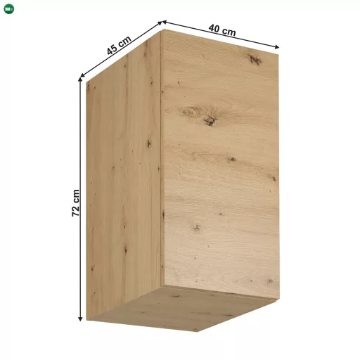 Felső szekrény, artisan tölgy, univerzális, LANGEN G40G