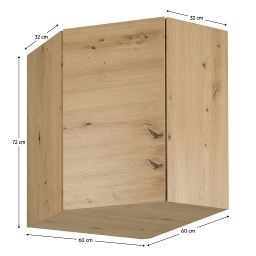 Felső szekrény, artisan tölgy, LANGEN G60N