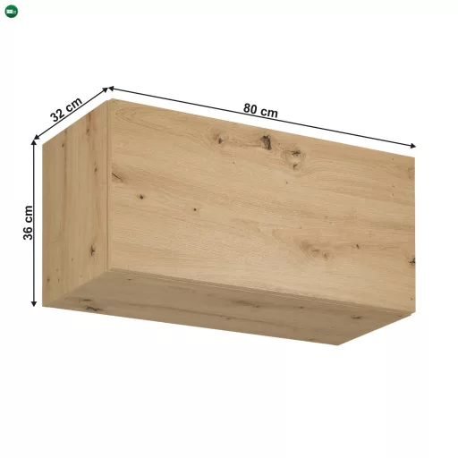 Felső szekrény, artisan tölgy, LANGEN G80K