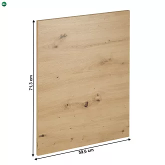 Mosogatógép ajtaja, artisan tölgy, 59,6x71,3, LANGEN