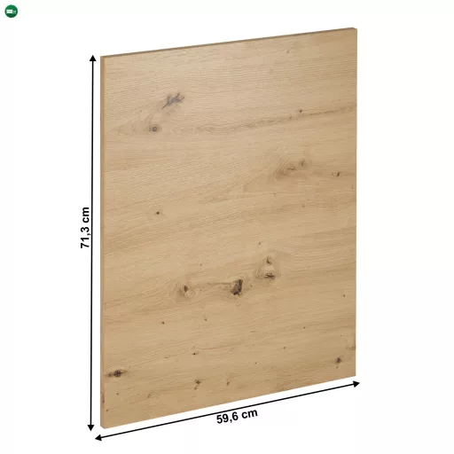 Mosogatógép ajtaja, artisan tölgy, 59,6x71,3, LANGEN