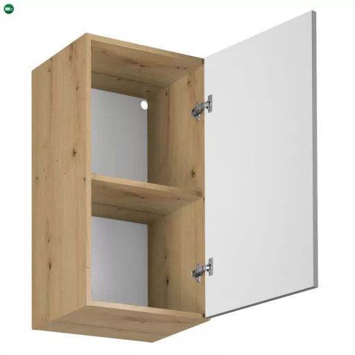 Felső szekrény, artisan tölgy/szürke matt, univerzális, LANGEN G40