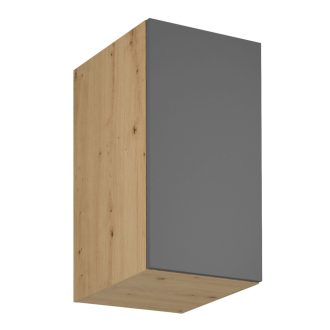   Felső szekrény, artisan tölgy/szürke matt, univerzális, LANGEN G40G