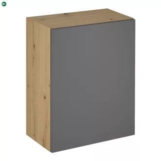   Felső szekrény, artisan tölgy/szürke matt, univerzális, LANGEN G60