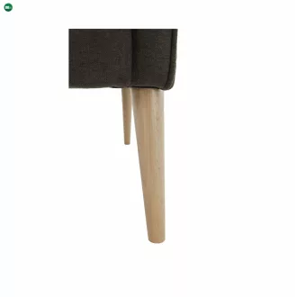 Kényelmes fotel, barna/bükk, BREDLY