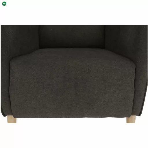 Kényelmes fotel, barna/bükk, BREDLY