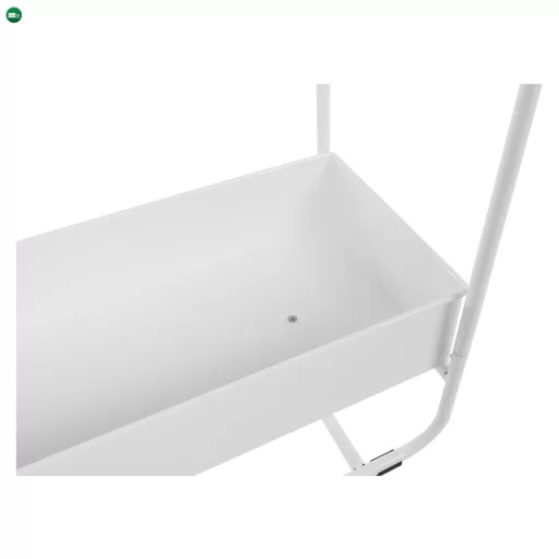 Elegáns virágcserép, fehér, KALUM